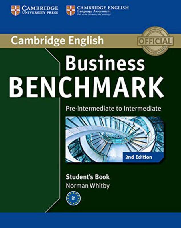 Business Benchmark Preintermediate To Intermediate Bulats Students Book by Whitby, Norman - Paperback
Business Benchmark Preintermediate To Intermediate Bulats Students Book by Whitby, Norman - Paperback