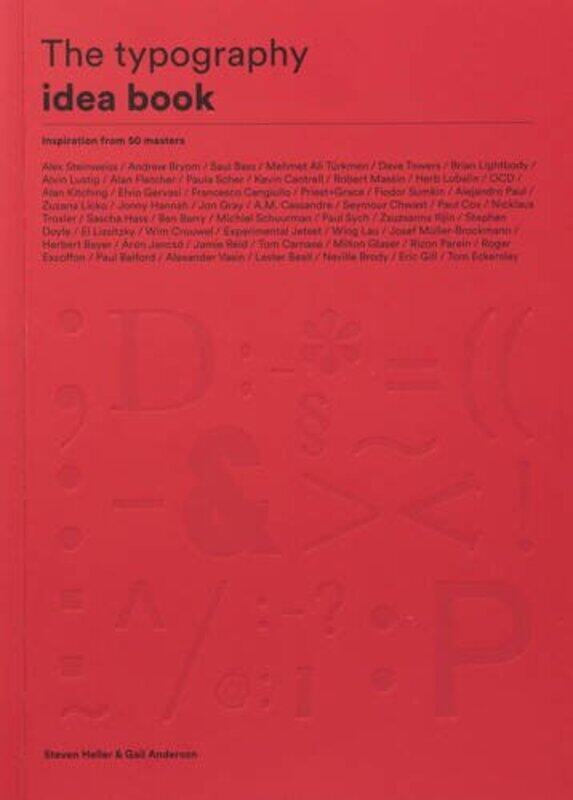 The typography idea book: Inspiration from 50 Masters, Paperback Book, By: Steven Heller
The typography idea book: Inspiration from 50 Masters, Paperback Book, By: Steven Heller