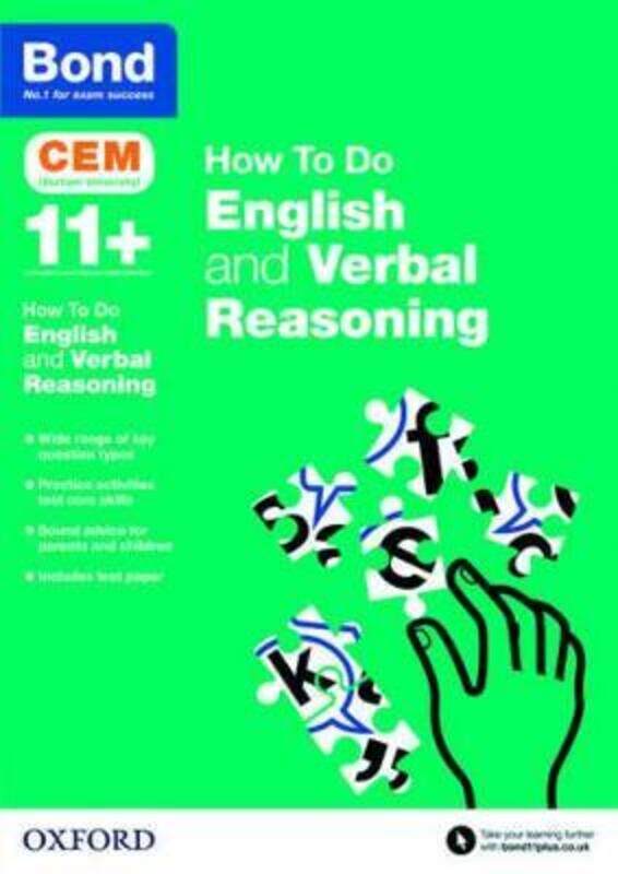 Bond 11+: CEM How To Do: English and Verbal Reasoning.paperback,By :Hughes, Michellejoy - Bond 11+
Bond 11+: CEM How To Do: English and Verbal Reasoning.paperback,By :Hughes, Michellejoy - Bond 11+