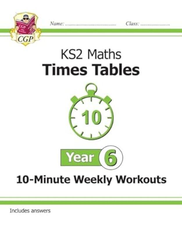 Ks2 Maths Times Tables 10Minute Weekly Workouts Year 6 By Cgp Books - Cgp Books - Paperback
Ks2 Maths Times Tables 10Minute Weekly Workouts Year 6 By Cgp Books - Cgp Books - Paperback