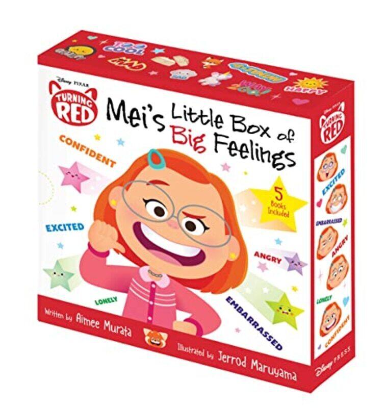 Disney/Pixar Turning Red: Mei's Little Box of Big Feelings (5 Books Included),Paperback,By:Murata, Aimee - Maruyama, Jerrod
Disney/Pixar Turning Red: Mei's Little Box of Big Feelings (5 Books Included),Paperback,By:Murata, Aimee - Maruyama, Jerrod