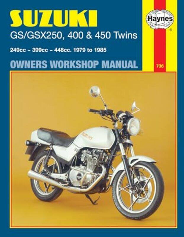 Suzuki GSGSX250 400 & 450 Twins 79 85 Haynes Repair Manual by Walter Rodney-Paperback
Suzuki GSGSX250 400 & 450 Twins 79 85 Haynes Repair Manual by Walter Rodney-Paperback