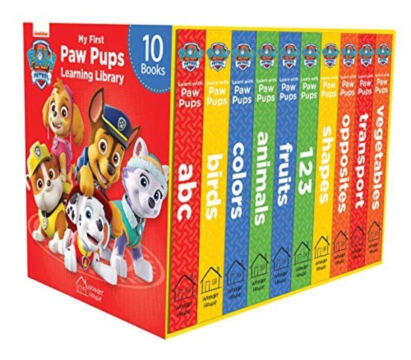 My First Paw Pups Learning Library Boxset Of 10 Board Books For Children by Wonder House Books Hardcover
My First Paw Pups Learning Library Boxset Of 10 Board Books For Children by Wonder House Books Hardcover