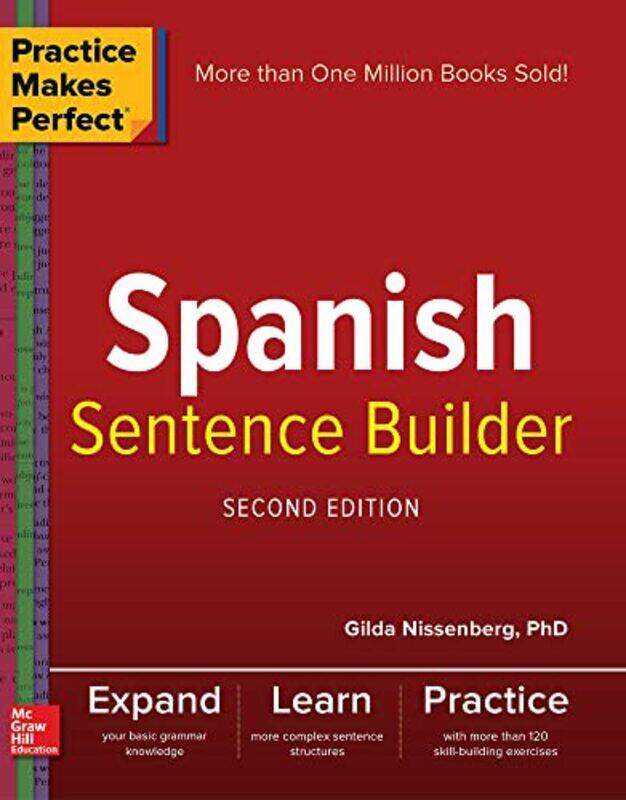 Practice Makes Perfect Spanish Sentence Builder Second Edition by Shaun Rawcliffe-Paperback
Practice Makes Perfect Spanish Sentence Builder Second Edition by Shaun Rawcliffe-Paperback