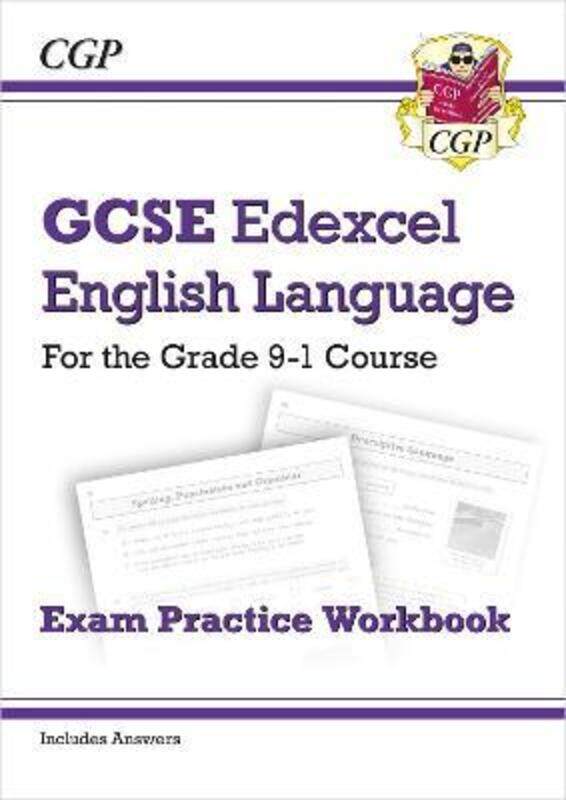 GCSE English Language Edexcel Exam Practice Workbook - for the Grade 9-1 Course (includes Answers).paperback,By :CGP Books - CGP Books
GCSE English Language Edexcel Exam Practice Workbook - for the Grade 9-1 Course (includes Answers).paperback,By :CGP Books - CGP Books