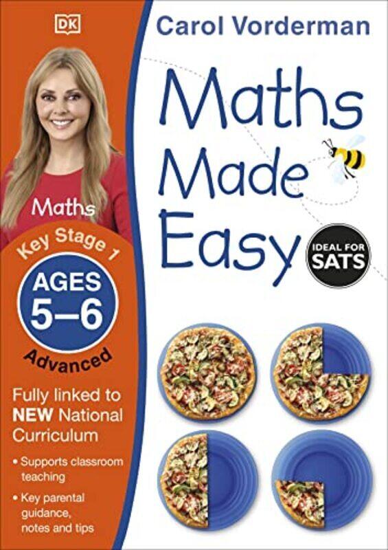 Maths Made Easy Ages 5-6 Key Stage 1 Advanced (Carol Vordermans Maths Made Easy),Paperback by Carol Vorderman
Maths Made Easy Ages 5-6 Key Stage 1 Advanced (Carol Vordermans Maths Made Easy),Paperback by Carol Vorderman