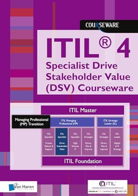 ITILR 4 Specialist Drive Stakeholder Value DSV Courseware by Mansel Keith Presnell-Paperback
ITILR 4 Specialist Drive Stakeholder Value DSV Courseware by Mansel Keith Presnell-Paperback