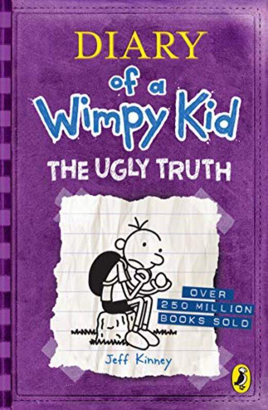 Diary of a Wimpy Kid The Ugly Truth Book 5 by Jeff Kinney-Paperback
Diary of a Wimpy Kid The Ugly Truth Book 5 by Jeff Kinney-Paperback