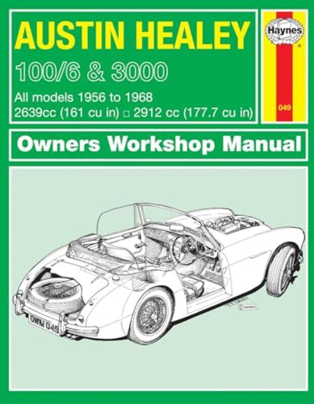 Austin Healey 1006 and 3000 56 68 Haynes Repair Manual by Haynes Publishing-Paperback
Austin Healey 1006 and 3000 56 68 Haynes Repair Manual by Haynes Publishing-Paperback