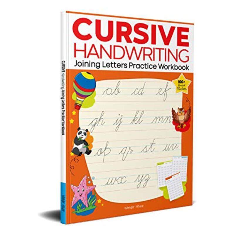 Cursive Handwriting Joining Letters: Practice Workbook For Children Paperback by Wonder House Books
Cursive Handwriting Joining Letters: Practice Workbook For Children Paperback by Wonder House Books