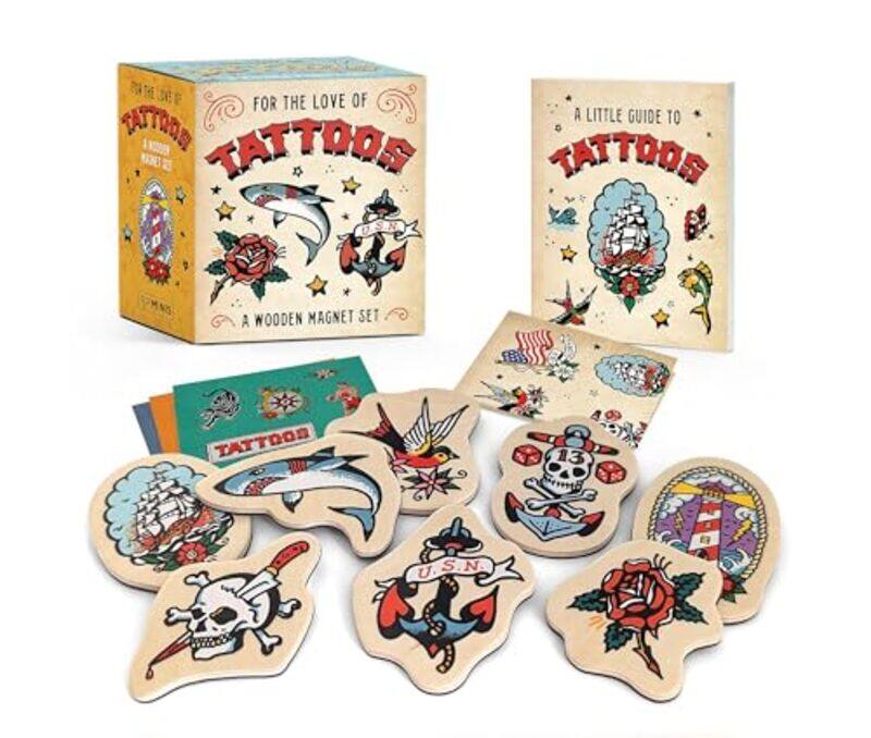 For the Love of Tattoos: A Wooden Magnet Set by Verena HutterEric Hinkley -Other Book Format
For the Love of Tattoos: A Wooden Magnet Set by Verena HutterEric Hinkley -Other Book Format