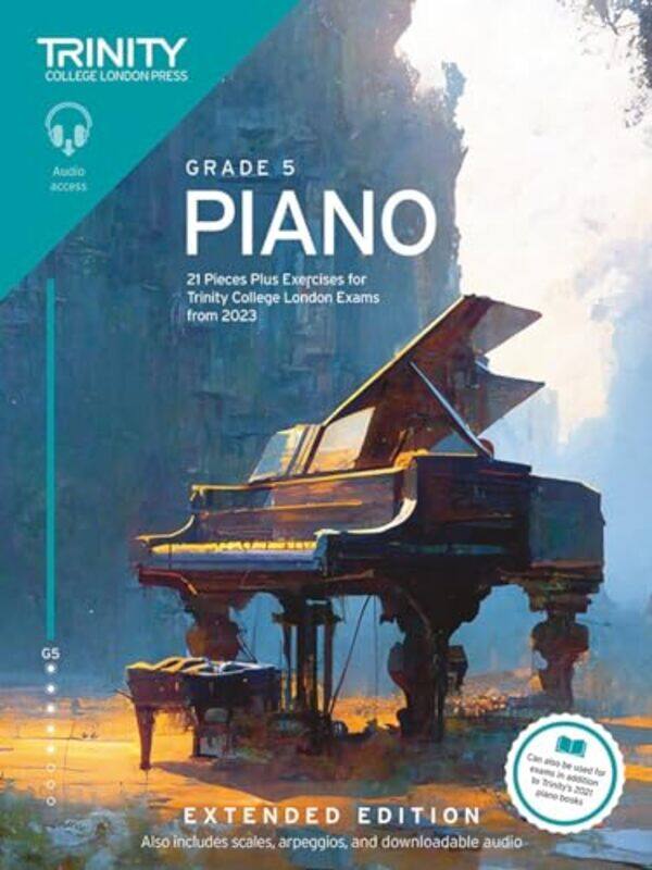 Trinity College London Piano Exam Pieces Plus Exercises From 2023 Grade 5 Extended Edition by College London, Trinity -Paperback
Trinity College London Piano Exam Pieces Plus Exercises From 2023 Grade 5 Extended Edition by College London, Trinity -Paperback