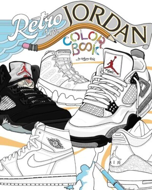 Retro Air Jordan Shoes A Detailed Coloring Book For Adults And Kids by Curcio, Anthony - Paperback
Retro Air Jordan Shoes A Detailed Coloring Book For Adults And Kids by Curcio, Anthony - Paperback