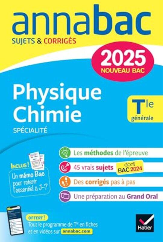 Annales Du Bac Annabac 2025 Physiquechimie Tle Generale Specialite Sujets Corriges And Methodes D By FRERET/MONCANY/ROYER - Paperback
Annales Du Bac Annabac 2025 Physiquechimie Tle Generale Specialite Sujets Corriges And Methodes D By FRERET/MONCANY/ROYER - Paperback