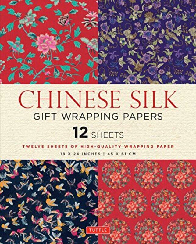 Chinese Silk Gift Wrapping Papers - 12 Sheets: High-Quality 18 X 24 Inch (45 X 61 Cm) Wrapping Paper By Tuttle Publishing Paperback
Chinese Silk Gift Wrapping Papers - 12 Sheets: High-Quality 18 X 24 Inch (45 X 61 Cm) Wrapping Paper By Tuttle Publishing Paperback