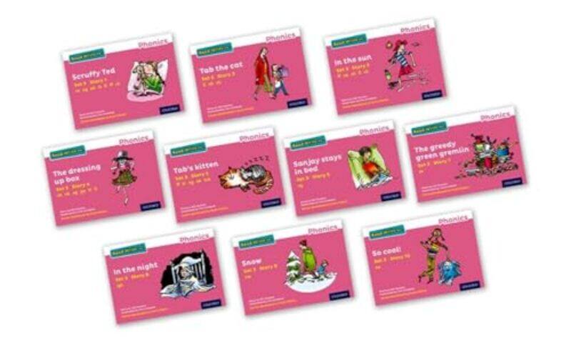 Read Write Inc Phonics Pink Set 3 Core Storybooks Mixed Pack Of 10 By Munton, Gill - Archbold, Tim - Miskin, Ruth -Paperback
Read Write Inc Phonics Pink Set 3 Core Storybooks Mixed Pack Of 10 By Munton, Gill - Archbold, Tim - Miskin, Ruth -Paperback