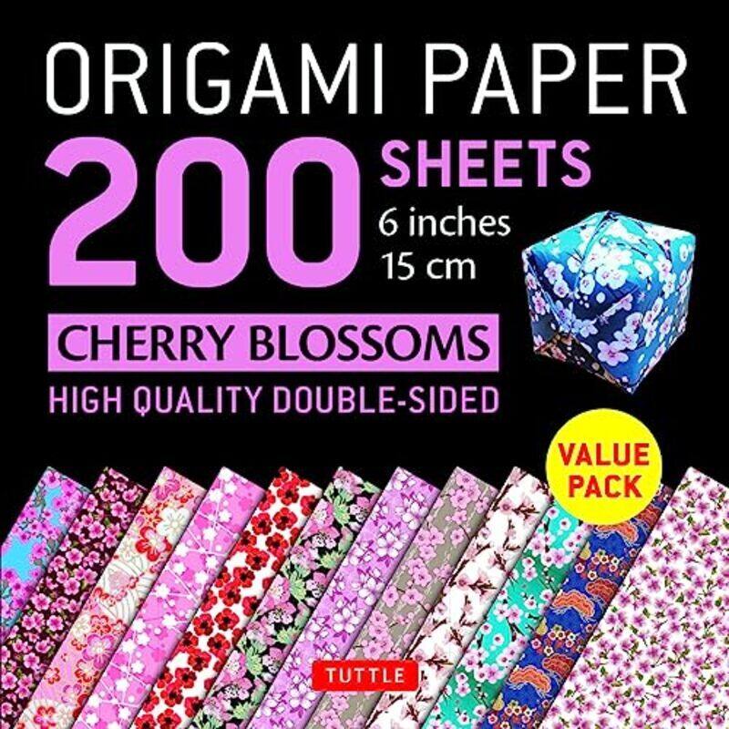 Origami Paper 200 sheets Cherry Blossoms 6 inch (15 cm) , Paperback by Tuttle Publishing
Origami Paper 200 sheets Cherry Blossoms 6 inch (15 cm) , Paperback by Tuttle Publishing