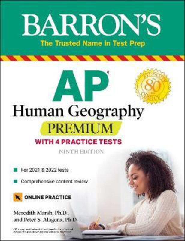 AP Human Geography Premium: With 4 Practice Tests, Paperback Book, By: Meredith Marsh, Ph.D.
AP Human Geography Premium: With 4 Practice Tests, Paperback Book, By: Meredith Marsh, Ph.D.