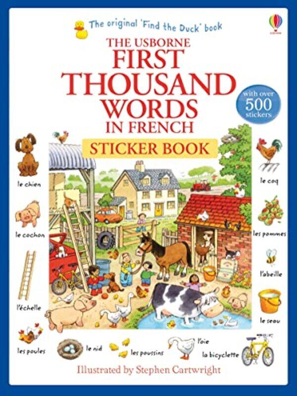 First Thousand Words in French Sticker Book by Deborah HerridgeNicola Waller-Paperback
First Thousand Words in French Sticker Book by Deborah HerridgeNicola Waller-Paperback
