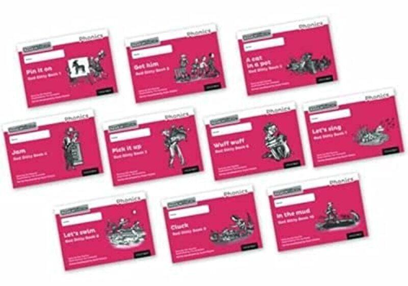 Read Write Inc Phonics Red Ditty Black & White Books Mixed Pack of 10 by Cheryl Brickey-Paperback
Read Write Inc Phonics Red Ditty Black & White Books Mixed Pack of 10 by Cheryl Brickey-Paperback