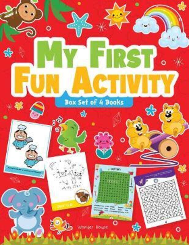 My First Fun Activity Boxset of 4 Books: Spot the Difference, Mazes, Word Search & Dot to Dot.paperback,By :Wonder House Books
My First Fun Activity Boxset of 4 Books: Spot the Difference, Mazes, Word Search & Dot to Dot.paperback,By :Wonder House Books