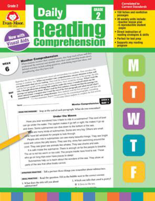 Daily Reading Comprehension, Grade 2, Paperback Book, By: Evan-Moor Educational Publishers
Daily Reading Comprehension, Grade 2, Paperback Book, By: Evan-Moor Educational Publishers