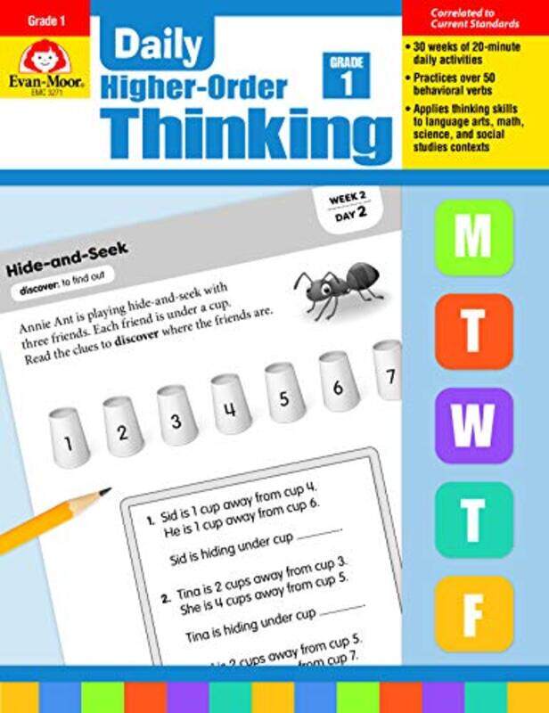 Daily Higher-Order Thinking, Grade 1 Teacher Edition , Paperback by Evan-Moor Corporation
Daily Higher-Order Thinking, Grade 1 Teacher Edition , Paperback by Evan-Moor Corporation