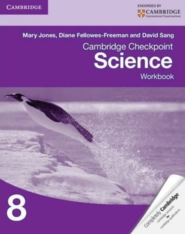 Cambridge Checkpoint Science Workbook 8.paperback,By :Jones, Mary - Fellowes-Freeman, Diane - Sang, David
Cambridge Checkpoint Science Workbook 8.paperback,By :Jones, Mary - Fellowes-Freeman, Diane - Sang, David
