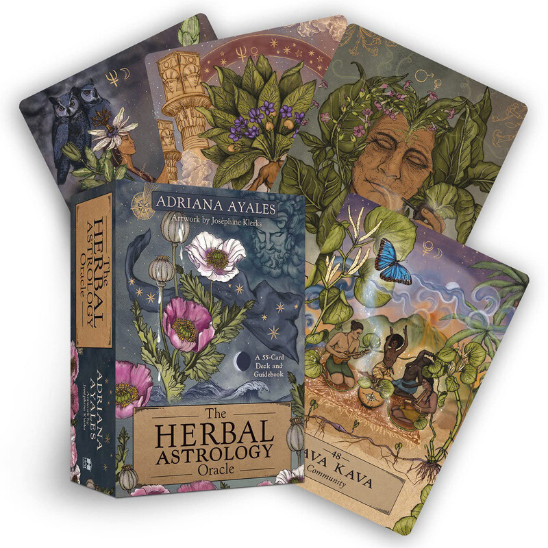 The Herbal Astrology Oracle: A 55-Card Deck and Guidebook, Flash Cards Book, By: Adriana Ayales
The Herbal Astrology Oracle: A 55-Card Deck and Guidebook, Flash Cards Book, By: Adriana Ayales