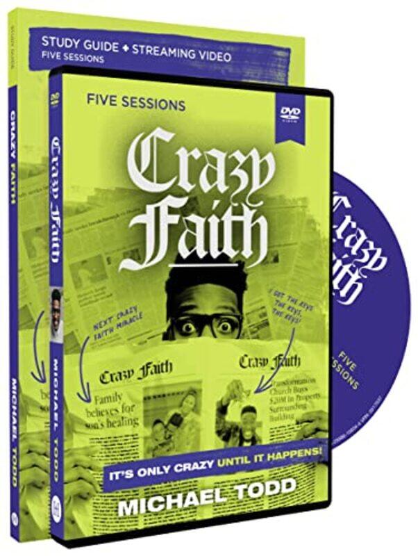 Crazy Faith Study Guide with DVD by Diane SweeneyLeanna S HarrisJulie Steele-Paperback
Crazy Faith Study Guide with DVD by Diane SweeneyLeanna S HarrisJulie Steele-Paperback