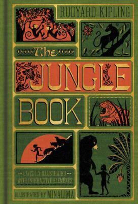 The Jungle Book (Illustrated with Interactive Elements),Hardcover, By:Rudyard Kipling
The Jungle Book (Illustrated with Interactive Elements),Hardcover, By:Rudyard Kipling