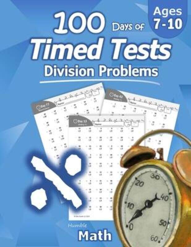 Humble Math - 100 Days of Timed Tests : Division: Ages 8-10, Math Drills, Digits 0-12, Reproducible.paperback,By :Math Humble Math
Humble Math - 100 Days of Timed Tests : Division: Ages 8-10, Math Drills, Digits 0-12, Reproducible.paperback,By :Math Humble Math