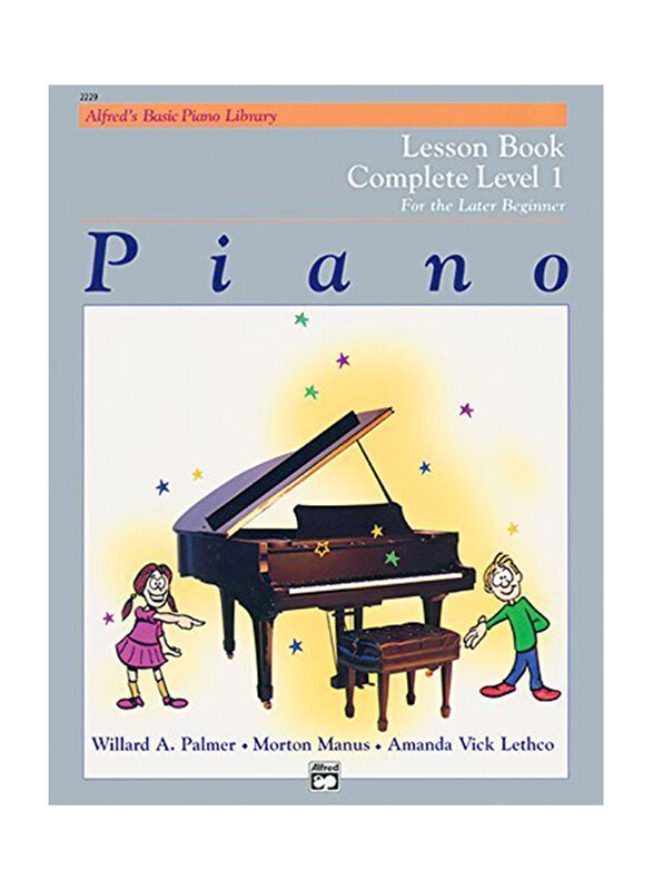 Alfred's Basic Piano Library Course Lesson Book Complete Level 1, Paperback Book, By: Willard A. Palmer, Morton Manus & Amanda Vick Lethco
Alfred's Basic Piano Library Course Lesson Book Complete Level 1, Paperback Book, By: Willard A. Palmer, Morton Manus & Amanda Vick Lethco