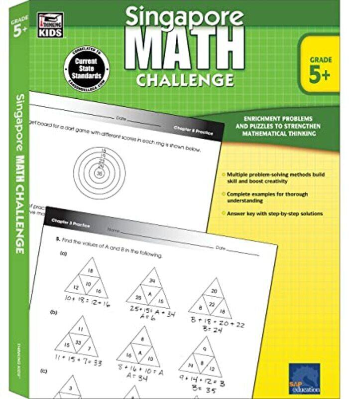 Singapore Math Challenge Grades 5 8 By Singapore Asian Publishers Paperback
Singapore Math Challenge Grades 5 8 By Singapore Asian Publishers Paperback