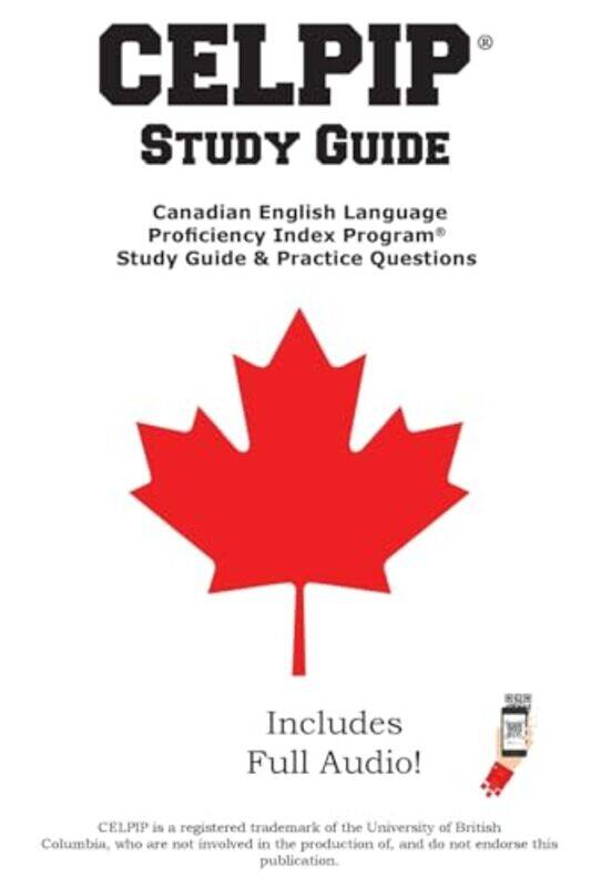 Celpip Study Guide Canadian English Language Proficiency Index Program Study Guide and Practice Qu by Complete Test Prepar..Paperback
Celpip Study Guide Canadian English Language Proficiency Index Program Study Guide and Practice Qu by Complete Test Prepar..Paperback