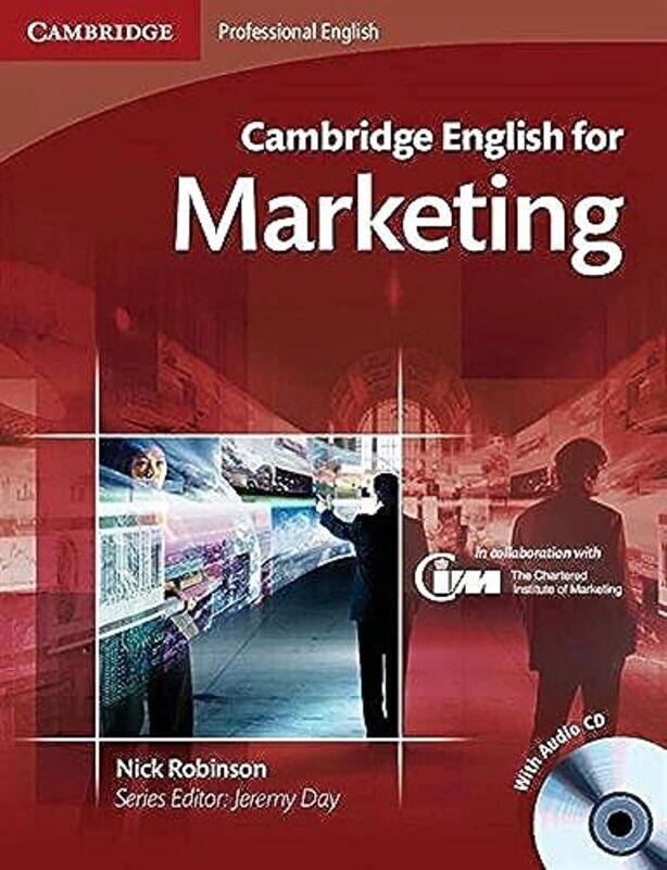Cambridge English For Marketing Students Book With Audio Cd by Robinson, Nick Paperback
Cambridge English For Marketing Students Book With Audio Cd by Robinson, Nick Paperback