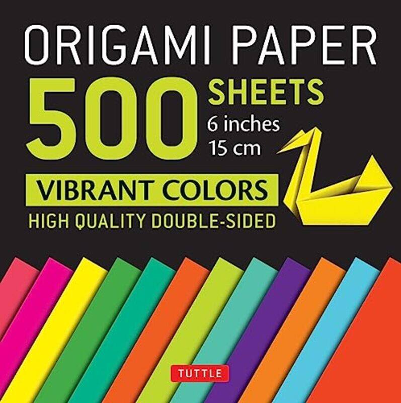 Origami Paper 500 Sheets Vibrant Colors 6" 15 Cm Tuttle Origami Paper Highquality Doublesided By Tuttle Publishing Paperback
Origami Paper 500 Sheets Vibrant Colors 6" 15 Cm Tuttle Origami Paper Highquality Doublesided By Tuttle Publishing Paperback