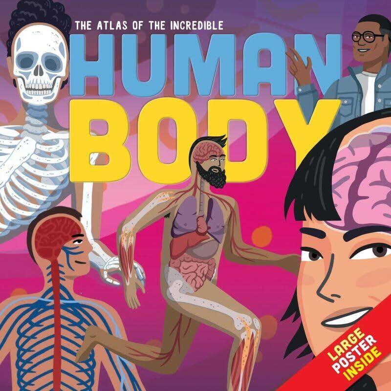 THE ATLAS OF THE INCREDIBLE HUMAN BODY by Jamie CollinsDaniel Hamilton-Hardcover
THE ATLAS OF THE INCREDIBLE HUMAN BODY by Jamie CollinsDaniel Hamilton-Hardcover