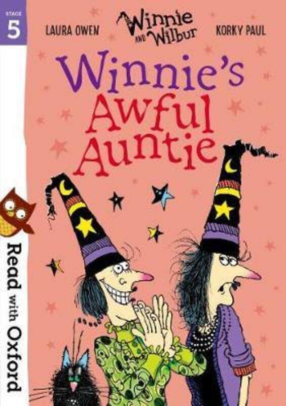 Read with Oxford: Stage 5: Winnie and Wilbur: Winnie's Awful Auntie.paperback,By :Owen, Laura - Paul, Korky
Read with Oxford: Stage 5: Winnie and Wilbur: Winnie's Awful Auntie.paperback,By :Owen, Laura - Paul, Korky