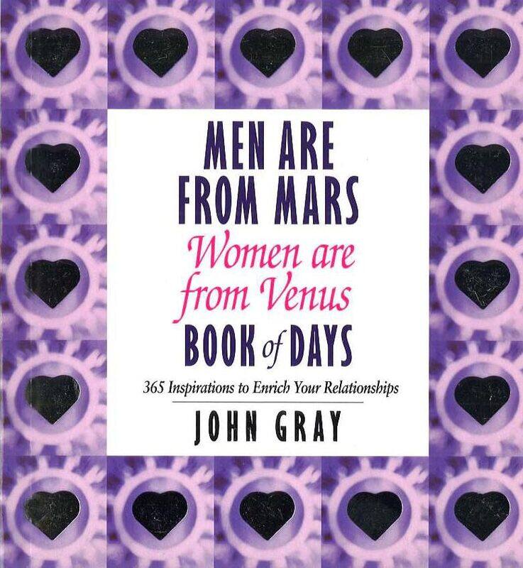 Men Are From Mars Women Are From Venus Book Of Days by John Gray-Paperback
Men Are From Mars Women Are From Venus Book Of Days by John Gray-Paperback