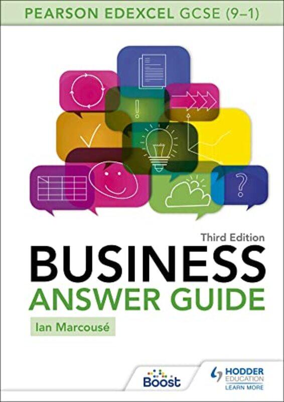 Pearson Edexcel GCSE 91 Business Answer Guide Third Edition by Ian Marcouse-Paperback
Pearson Edexcel GCSE 91 Business Answer Guide Third Edition by Ian Marcouse-Paperback