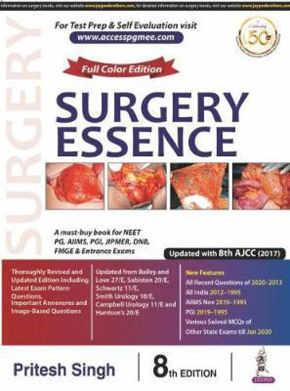 Surgery Essence, Paperback Book, By: Pritesh Singh