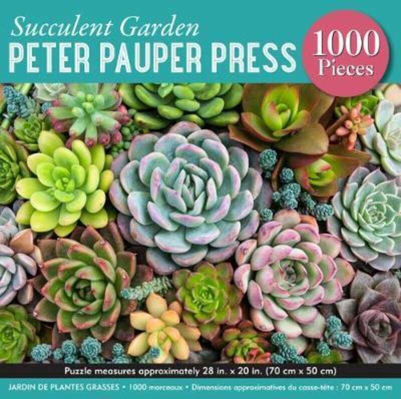Succulent Garden 1,000 Piece Jigsaw Puzzle.paperback,By :Peter Pauper Press Inc
Succulent Garden 1,000 Piece Jigsaw Puzzle.paperback,By :Peter Pauper Press Inc