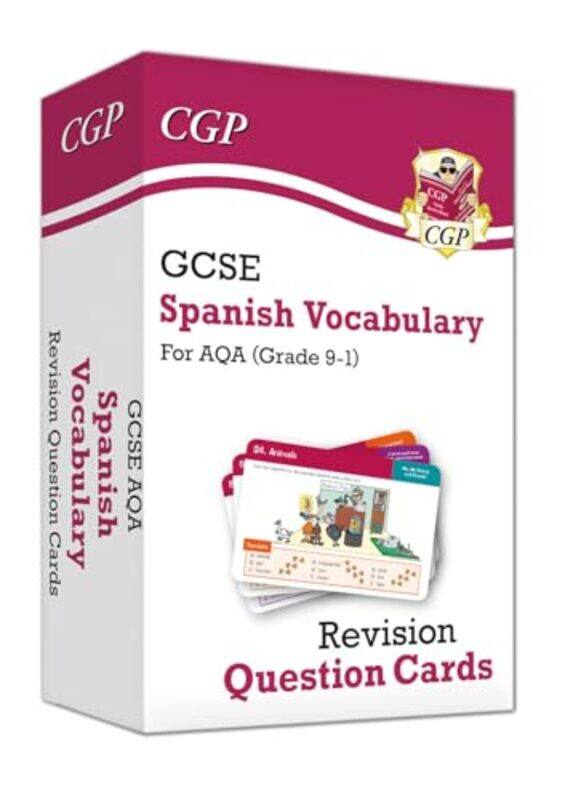 GCSE AQA Spanish Vocabulary Revision Question Cards For exams in 2025 by Gilly SeddonErwin Neudorfer-Hardcover
GCSE AQA Spanish Vocabulary Revision Question Cards For exams in 2025 by Gilly SeddonErwin Neudorfer-Hardcover