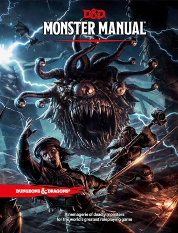 Monster Manual A Dungeons and Dragons Core Rulebook by Wizards of the Coast-Hardcover
Monster Manual A Dungeons and Dragons Core Rulebook by Wizards of the Coast-Hardcover