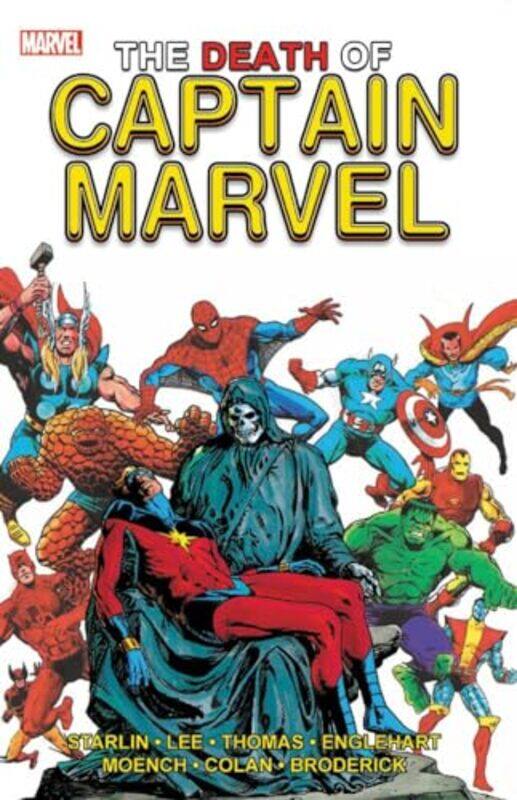 The Death of Captain Marvel by Jim StarlinSteve EnglehartDoug Moench-Paperback
The Death of Captain Marvel by Jim StarlinSteve EnglehartDoug Moench-Paperback