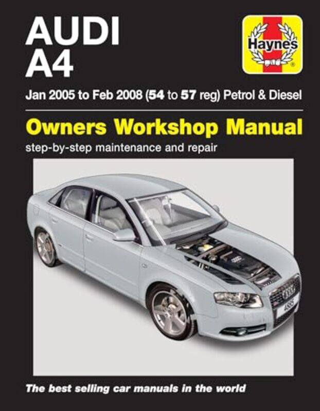 Audi A4 Petrol and Diesel Jan 05 to Feb 08 Haynes Repair Manual by Haynes Publishing-Paperback
Audi A4 Petrol and Diesel Jan 05 to Feb 08 Haynes Repair Manual by Haynes Publishing-Paperback