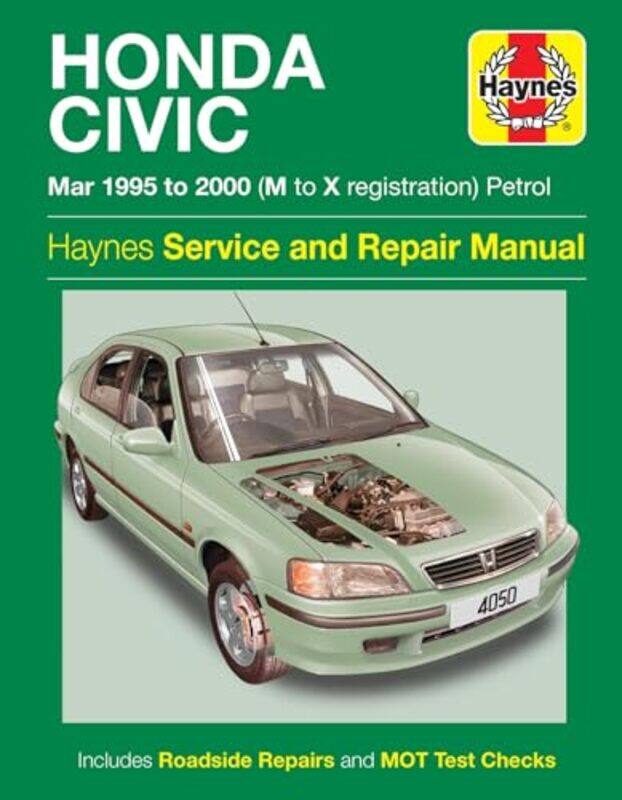 Honda Civic Petrol Mar 95 00 Haynes Repair Manual by Haynes Publishing-Paperback
Honda Civic Petrol Mar 95 00 Haynes Repair Manual by Haynes Publishing-Paperback