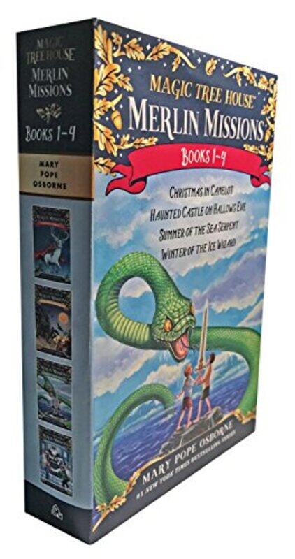 Magic Tree House Merlin Missions Books 1-4 Boxed Set,Paperback by Mary Pope Osborne
Magic Tree House Merlin Missions Books 1-4 Boxed Set,Paperback by Mary Pope Osborne