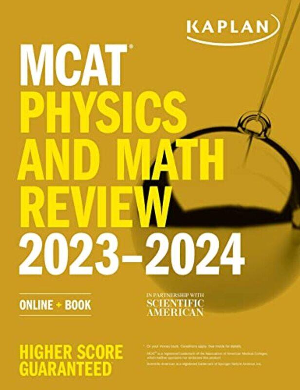 Mcat Physics And Math Review 20232024 Online Book by Kaplan Test Prep - Paperback
Mcat Physics And Math Review 20232024 Online Book by Kaplan Test Prep - Paperback